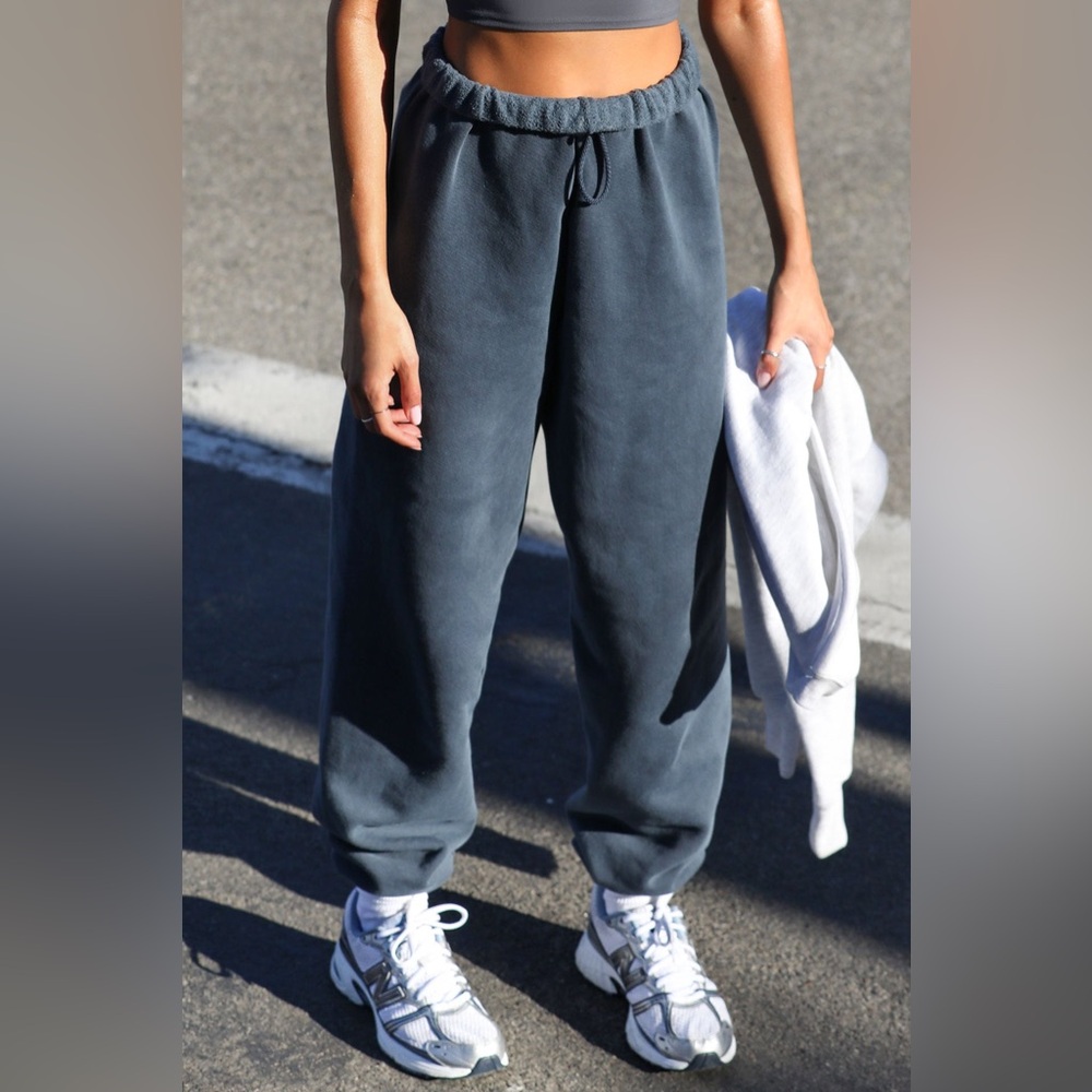 Joah Brown oversized sweats in grey/blue